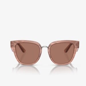 Dolce & Gabbana Women's Brown Acetate Square Butterfly‎ Frame Sunglasses DG4394